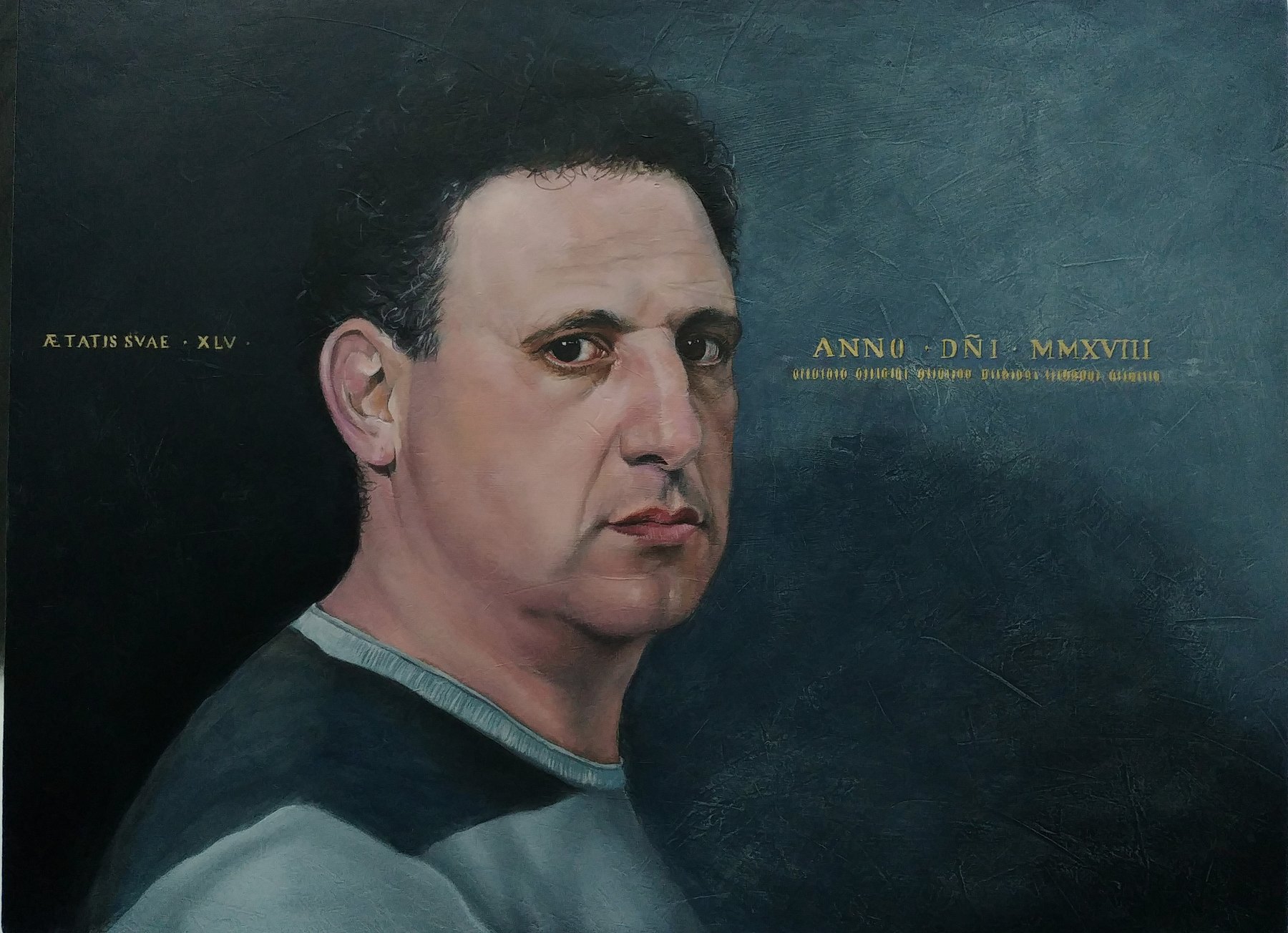 Autorretrato, obra de Julián Gades